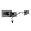 Kép 2/6 - Digitus DA-90363 Universal Triple Monitor Table Mount With Gas Spring And Clamp Mount Silver