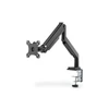 Kép 11/14 - DIGITUS gázrugós C-bilincses univerzális (VESA 75 / 100) 1-es fekete monitor tartó konzol