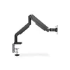 Kép 13/14 - DIGITUS gázrugós C-bilincses univerzális (VESA 75 / 100) 1-es fekete monitor tartó konzol