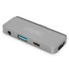 Kép 1/18 - Digitus USB-C Mobile Dock 4 Port Gray