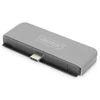 Kép 12/18 - Digitus USB-C Mobile Dock 4 Port Gray