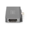 Kép 4/18 - Digitus USB-C Mobile Dock 4 Port Gray