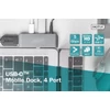 Kép 6/18 - Digitus USB-C Mobile Dock 4 Port Gray