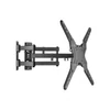 Kép 10/11 - EQuip 23”-55” Full motion Corner TV Wall Mount Bracket Black