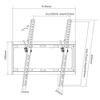 Kép 8/8 - Kijelző fali konzol, dönthető, 32"-55", EQUIP