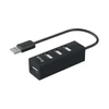 Kép 5/7 - Equip-Life USB Hub - 128955 (4 Port, USB2.0, USB tápellátás, kompakt dizájn, fekete)