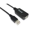 USB 2.0 hosszabbító kábel, aktív, 15 m, EQUIP