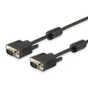 VGA monitor kábel, ferrit gyűrűvel, 5 m, EQUIP