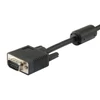 VGA monitor kábel, ferrit gyűrűvel, 5 m, EQUIP