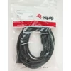 VGA monitor kábel, ferrit gyűrűvel, 5 m, EQUIP