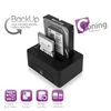 Ewent EW7014 USB 3.1 SATA fekete dual dokkoló állomás