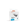 FIXED alumínium USB-C - USB-A adapter szürke
