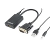 Gembird A-VGA-HDMI-01 VGA to HDMI adapter cable 0,15m Black
