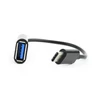 Kép 2/3 - Gembird AB-OTG-CMAF2-01 USB 2.0 OTG Type-C adapter cable (CM/AF) Black