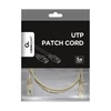 PRC UTP CAT5E 0,5m szürke patch kábel