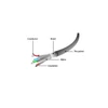 Gembird CAT6A S-FTP Patch Cable 5m Black
