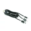 Kép 2/3 - Gembird USB charging combo 3-in-1 cable, black, 1m