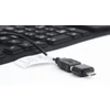 Gembird Flexible Keyboard & OTG adapter Black US