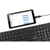 Gembird Flexible Keyboard & OTG adapter Black US
