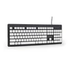 Kép 3/6 - Gembird KB-CH-01 Chocolate keyboard Black US