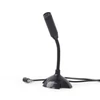 GEMBIRD MIC-D-02 asztali mikrofon, fekete