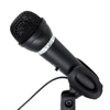 Gembird MIC-D-04 condenser microphone with desk-stand Black