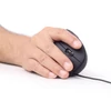 Kép 3/8 - Gembird MUS-ERGO-01 Ergonomic mouse Black
