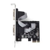 Kép 3/4 - Gembird SPC-22 2 serial port PCI-Express add-on card, with extra low-profile bracket