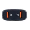 Kép 2/10 - Gembird TA-U2QC3-CAR-01 2port USB Car Fast Charger QC3.0 36W Black