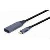 Kép 1/5 - Gembird A-USB3C-DPF-01 USB Type-C to DisplayPort Male Adapter Space Grey