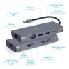 Gembird A-CM-COMBO7-01 USB Type-C 7-in-1 Multi-Port Adapter Space Grey