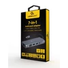Kép 4/4 - Gembird A-CM-COMBO7-01 USB Type-C 7-in-1 Multi-Port Adapter Space Grey