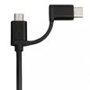 Kép 16/17 - Hama 4 az 1-ben (USB, USB Type-C, micro USB + OTG) 1m fekete adatkábel