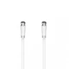 Hama 205064 FIC 90dB F-F 3m fehér antenna kábel