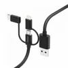 Kép 3/4 - Hama 201536 FIC E3 3in1 micro USB / Type-C / Lightning 1,5m adatkábel