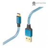 Kép 5/8 - Hama 201558 FIC E3 USB Type-C "Reflective" 1,5m, kék adatkábel