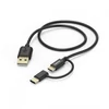 Kép 5/8 - Hama 201533 FIC E3 micro USB/USB Type-C, 2in1, 1m adatkábel