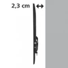 Kép 3/7 - Hama FIX TV Wall Bracket 400x400 Black