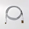 Kép 2/3 - Hama micro USB - USB A 1m fehér szövet adatkábel