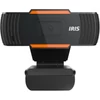 Kép 4/6 - IRIS W-13 mikrofonos fekete/narancs webkamera