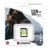 Kép 6/6 - Kingston 128GB SD Canvas Select Plus (SDXC Class 10 UHS-I U3) (SDS2/128GB) memória kártya