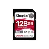 Kép 4/6 - Kingston 128GB SD Canvas React Plus (SDXC Class 10 UHS-II U3) (SDR2/128GB) memóriakártya