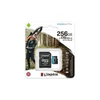 Kép 6/6 - Kingston 256GB SD micro Canvas Go! Plus (SDXC Class 10 UHS-I U3) (SDCG3/256GB) memória kártya adapterrel