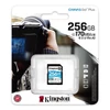 Kép 5/5 - Kingston 256GB SD Canvas Go Plus (SDXC Class 10 UHS-I U3) (SDG3/256GB) memória kártya