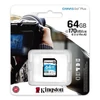 Kép 7/7 - Kingston 64GB SD Canvas Go Plus (SDXC Class 10 UHS-I U3) (SDG3/64GB) memória kártya