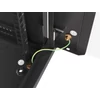 Kép 25/26 - Lanberg WF01-6615-10B 19" 15U SZÉL:600 MÉLY:600 MAG:774 lapraszerelt üvegajtós fekete fali rack szekrény