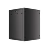 Kép 22/26 - Lanberg WF01-6615-10B 19" 15U SZÉL:600 MÉLY:600 MAG:774 lapraszerelt üvegajtós fekete fali rack szekrény