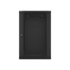 Kép 16/28 - Lanberg WF01-6618-10B 19" 18U SZÉL:600 MÉLY:600 MAG:907 lapraszerelt üvegajtós fekete fali rack szekrény