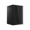 Kép 25/28 - Lanberg WF01-6618-10B 19" 18U SZÉL:600 MÉLY:600 MAG:907 lapraszerelt üvegajtós fekete fali rack szekrény