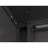 Kép 20/28 - Lanberg WF01-6618-10B 19" 18U SZÉL:600 MÉLY:600 MAG:907 lapraszerelt üvegajtós fekete fali rack szekrény